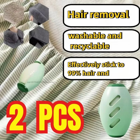 2Pcs Clothes Lint Remover Roller Reusable